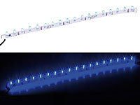 Lunartec Ultraflexible LED-Leiste mit 18 LEDs blau, 33 cm