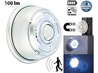 Lunartec LED Innen & Außenlicht mit PIR-Sensor & Magnethalterung, IP44, 100 lm; Lampen-Einbaufassungen Lampen-Einbaufassungen Lampen-Einbaufassungen Lampen-Einbaufassungen 