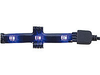 Lunartec SMD-LED-Crossverbindung  RGB per Infrarot steuerbar; LED-Lichtbänder Outdoor LED-Lichtbänder Outdoor LED-Lichtbänder Outdoor LED-Lichtbänder Outdoor 