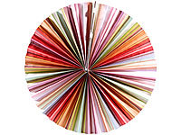 Lunartec Papierleuchte "Rad"  Multicolor inkl. Fassung und Kabel