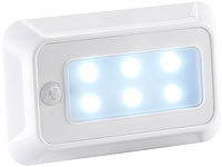 Lunartec LED-Nachtlicht mit Bewegungs & Dämmerungs-Sensor, Batteriebetrieb; Lampen-Einbaufassungen Lampen-Einbaufassungen Lampen-Einbaufassungen 
