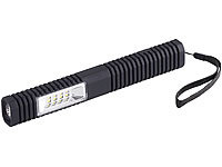 Lunartec 2in1-LED-Taschenlampe TL-115 & COB-LED-Arbeitsleuchte, 4,8W,185lm,IP44; LED-Taschenlampen LED-Taschenlampen 