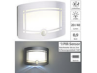 ; LED-Solar-Außenlampen mit PIR-Sensoren (neutralweiß), LED-Lichtleisten mit Bewegungsmelder LED-Solar-Außenlampen mit PIR-Sensoren (neutralweiß), LED-Lichtleisten mit Bewegungsmelder 