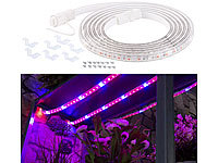 Lunartec LED-Pflanzen-Wachstums-Streifen, 150 rote & 30 blaue LEDs, 3m, kürzbar; LED-Lichtbänder LED-Lichtbänder LED-Lichtbänder LED-Lichtbänder 