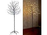 Lunartec LED-Deko-Baum mit 200 beleuchteten Knospen, 150 cm, drinnen & draußen; LED-Solar-Wegeleuchten LED-Solar-Wegeleuchten LED-Solar-Wegeleuchten LED-Solar-Wegeleuchten 