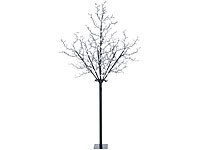 Lunartec LED-Deko-Baum mit 600 beleuchteten Blüten, 250 cm (Versandrückläufer); LED-Solar-Wegeleuchten LED-Solar-Wegeleuchten 