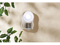 Lunartec LED-Leuchte mit Bewegungs & Dämmerungssensor (refurbished); LED-Solar-Außenlampen mit PIR-Sensoren (neutralweiß), LED-Lichtleisten mit Bewegungsmelder 