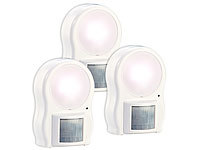 Lunartec 3er-Set LED-Leuchten mit Bewegungs & Dämmerungsensor, Batteriebetrieb; LED-Solar-Außenlampen mit PIR-Sensoren (neutralweiß), LED-Lichtleisten mit Bewegungsmelder LED-Solar-Außenlampen mit PIR-Sensoren (neutralweiß), LED-Lichtleisten mit Bewegungsmelder LED-Solar-Außenlampen mit PIR-Sensoren (neutralweiß), LED-Lichtleisten mit Bewegungsmelder LED-Solar-Außenlampen mit PIR-Sensoren (neutralweiß), LED-Lichtleisten mit Bewegungsmelder 