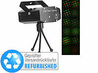 Lunartec Indoor-Laser-Projektor mit 12 Leuchtmustern, Versandrückläufer; LED-Solar-Lichterketten (warmweiß) 