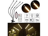 Lunartec 4-flammige Vollspektrum-LED-Pflanzenlampe, 360°-Schwanenhals, USB; LED-Pflanzenwachstums-Streifen LED-Pflanzenwachstums-Streifen LED-Pflanzenwachstums-Streifen LED-Pflanzenwachstums-Streifen LED-Pflanzenwachstums-Streifen 