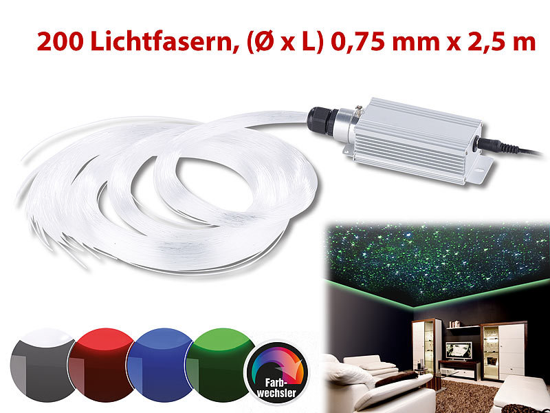 Lunartec Wasserwellen-Projektor: LED-RGB-Projektor für Wellen-Licht-Effekte,  Timer, Fernbedienung, IP65 (LED-Projektor für Lichteffekt)