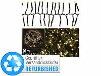 Lunartec Lichterketten Winter, LED-Baumlichterkette, LED-Lichtkette