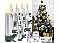 Lunartec; Kabellose, dimmbare LED-Weihnachtsbaumkerzen mit Fernbedienung und Timer, Kabellose LED-Weihnachtsbaumkerzen mit Fernbedienung Kabellose, dimmbare LED-Weihnachtsbaumkerzen mit Fernbedienung und Timer, Kabellose LED-Weihnachtsbaumkerzen mit Fernbedienung Kabellose, dimmbare LED-Weihnachtsbaumkerzen mit Fernbedienung und Timer, Kabellose LED-Weihnachtsbaumkerzen mit Fernbedienung 