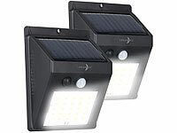 Lunartec LED-Solarstrahler, LED-Strahler Solar Bewegungsmelder; Akku-LED-Teelicht-Sets mit Ladestation Akku-LED-Teelicht-Sets mit Ladestation Akku-LED-Teelicht-Sets mit Ladestation 