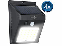 Lunartec LED-Solar-Strahler außen, LED-Leuchten Solar Bewegungsmelder