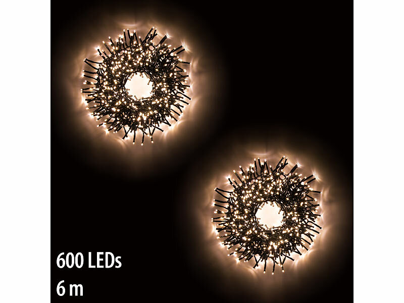 ; LED-Lichterketten für innen und außen, LED-Solar-Lichterketten (warmweiß) LED-Lichterketten für innen und außen, LED-Solar-Lichterketten (warmweiß) LED-Lichterketten für innen und außen, LED-Solar-Lichterketten (warmweiß) 