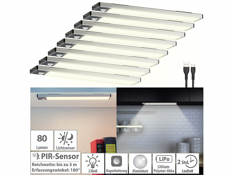 ; LED-Batterieleuchten mit Bewegungsmelder LED-Batterieleuchten mit Bewegungsmelder LED-Batterieleuchten mit Bewegungsmelder 